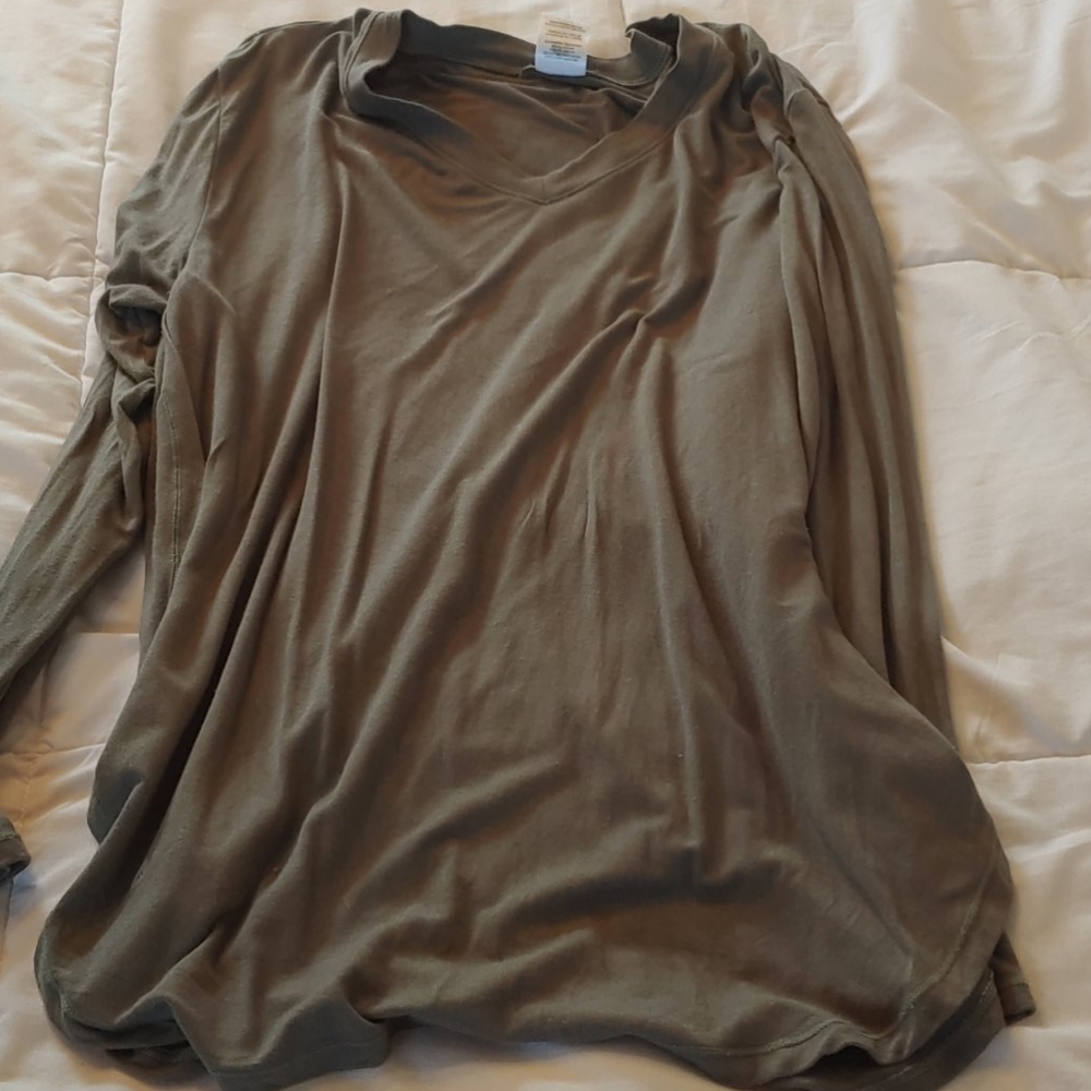 Green Long Sleeve BF tee